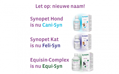 Cani-Syn voor honden, Feli-Syn voor katten, Equi-Syn voor paarden